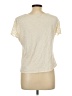 Reba 100% Cotton Ivory Short Sleeve Top Size L - photo 2