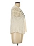 Reba 100% Cotton Ivory Short Sleeve Top Size L - photo 4