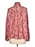 Luisa Cerano Floral Pink Long Sleeve Blouse Size 12 - photo 2