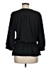 Ellen Tracy 100% Polyester Black 3/4 Sleeve Blouse Size M - photo 2
