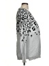 Seraphine 100% Cotton Animal Print Silver Pullover Sweater Size Sm Maternity - photo 4