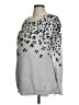 Seraphine 100% Cotton Animal Print Silver Pullover Sweater Size Sm Maternity - photo 1