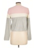 H&M 100% Acrylic Color Block Gray Pullover Sweater Size 16 - 18 - photo 2