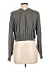 Express Gray Long Sleeve Top Size L - photo 2