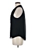 Naked Zebra 100% Polyester Black Sleeveless Blouse Size M - photo 5