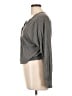 Express Gray Long Sleeve Top Size L - photo 5