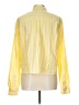 Old Navy 100% Cotton Stripes Yellow Long Sleeve Blouse Size L (tall) - photo 2