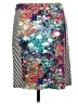 Tabitha Print Teal Casual Skirt Size 6 - photo 2