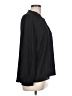 Elle 100% Polyester Black Long Sleeve Blouse Size L - photo 4