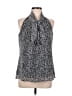 Old Navy 100% Polyester Black Sleeveless Blouse Size M - photo 1