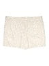 Ann Taylor LOFT Outlet Polka Dots Ivory Shorts Size 16 - photo 2