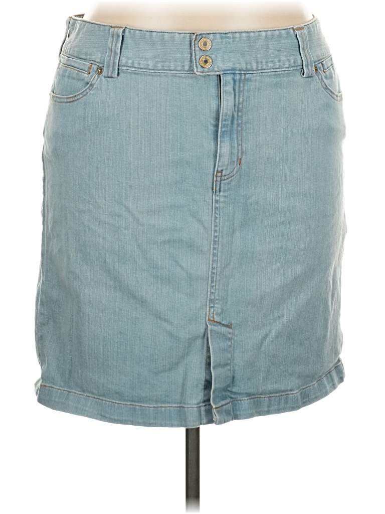 Pre-owned Gap Outlet Denim Skirt In Blue