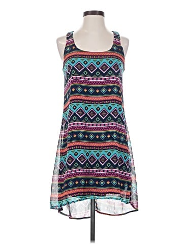 Buttons Casual Dress (view 1)