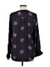 T Tahari 100% Polyester Black Long Sleeve Blouse Size M - photo 2