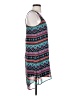 Buttons 100% Polyester Print Teal Casual Dress Size S - photo 4