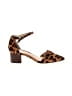 Sole Society Animal Print Brown Heels Size 9 - photo 1