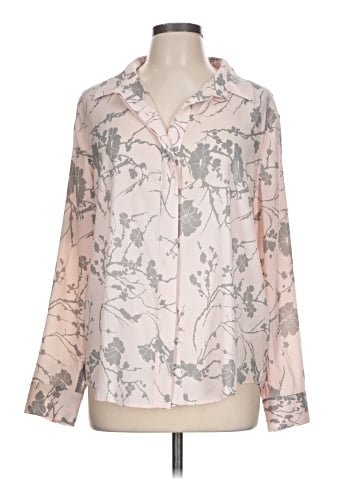 DKNY Long Sleeve Blouse (view 1)