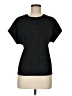 Express Polka Dots Black Short Sleeve Top Size M - photo 1