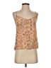 Eloise 100% Silk Tan Sleeveless Silk Top Size XS - photo 1