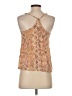 Eloise 100% Silk Tan Sleeveless Silk Top Size XS - photo 2