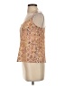 Eloise 100% Silk Tan Sleeveless Silk Top Size XS - photo 5