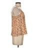 Eloise 100% Silk Tan Sleeveless Silk Top Size XS - photo 4