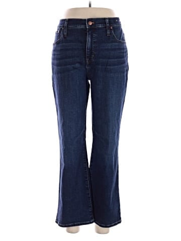 Madewell Kick Out Crop Jeans in Colleton Wash (view 1)