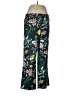 Ann Taylor LOFT 100% Polyester Floral Green Casual Pants Size 10 - photo 1