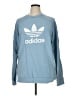 Adidas 100% Cotton Blue Sweatshirt Size XL - photo 1