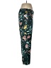 Ann Taylor LOFT 100% Polyester Floral Green Casual Pants Size 10 - photo 4