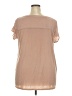 Perseption Concept Tan Short Sleeve Blouse Size 2X - photo 2