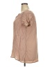 Perseption Concept Tan Short Sleeve Blouse Size 2X - photo 5