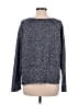 Theory Tweed Blue Pullover Sweater Size M - photo 2