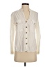 MNG Suit Ivory Sleeveless Button-Down Shirt Size 2 - photo 1
