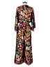 Dress Forum 100% Polyester Floral Stripes Multi Color Green Jumpsuit Size S - photo 2
