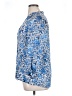 Alice + Olivia Floral Blue 3/4 Sleeve Blouse Size XL - photo 5