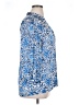 Alice + Olivia Floral Blue 3/4 Sleeve Blouse Size XL - photo 4