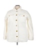 No Boundaries 100% Recycled Polyester Ivory Faux Fur Jacket Size 3X - photo 1