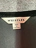 Whistles Black 3/4 Sleeve Top Size 2 - photo 7