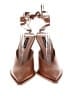 BCBGMAXAZRIA 100% Leather Brown Heels Size 7 1/2 - photo 2