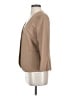 Theory Solid Tan Wool Blazer Size 4 - photo 5