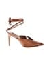 BCBGMAXAZRIA 100% Leather Brown Heels Size 7 1/2 - photo 1