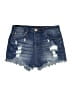 Almost Famous Blue Denim Shorts Size 11 - photo 1