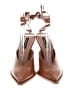 BCBGMAXAZRIA 100% Leather Brown Heels Size 7 1/2 - photo 2