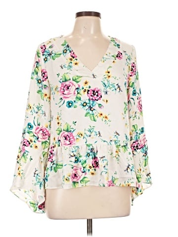Laundry by Shelli Segal 3/4 Sleeve Blouse (view 1)