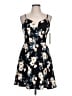 Almost Famous 100% Polyester Floral Black Casual Dress Size L - photo 1