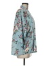 Do Everything in Love 100% Polyester Blue 3/4 Sleeve Blouse One size - photo 4