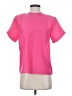 Joanna 100% Polyester Pink Short Sleeve Top Size S - photo 1