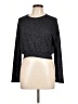 Aqua Metallic Gray Pullover Sweater Size L - photo 1