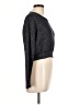 Aqua Metallic Gray Pullover Sweater Size L - photo 4